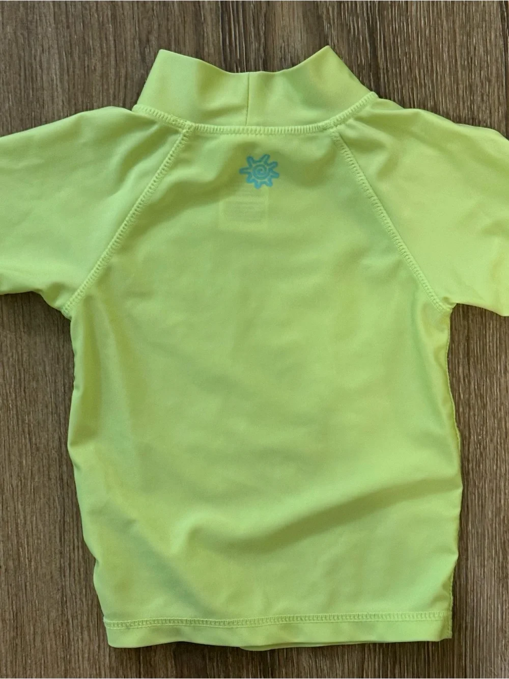 UVSkinz Kids Lime Green Shark Swim and Sun Shirt